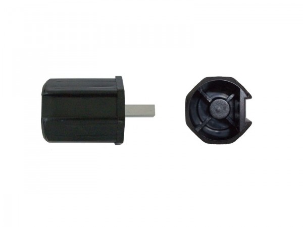 Rohrmitnehmer für SW40 mit 7mm Vierkantstift L: 20 mm