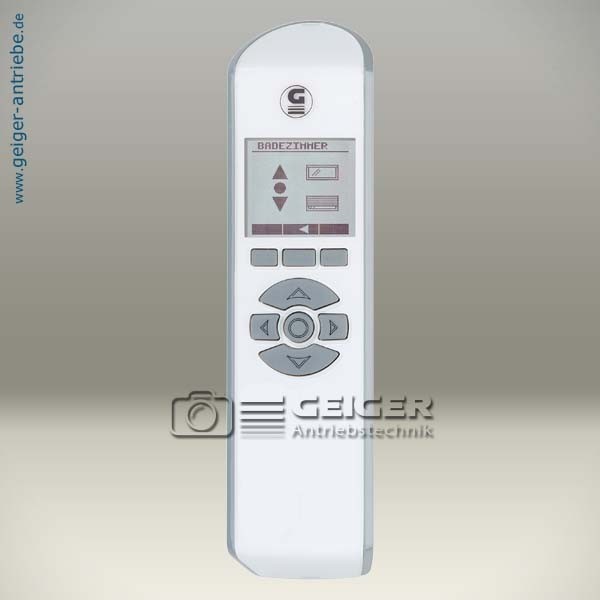 Handsender 3-Kanal / Display / weiss