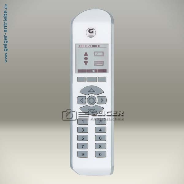 Handsender 50-Kanal / Display / weiss / USB
