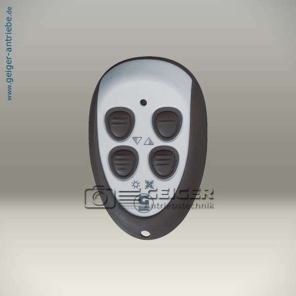Handsender 1-Kanal / Outdoor / schwarz-grau