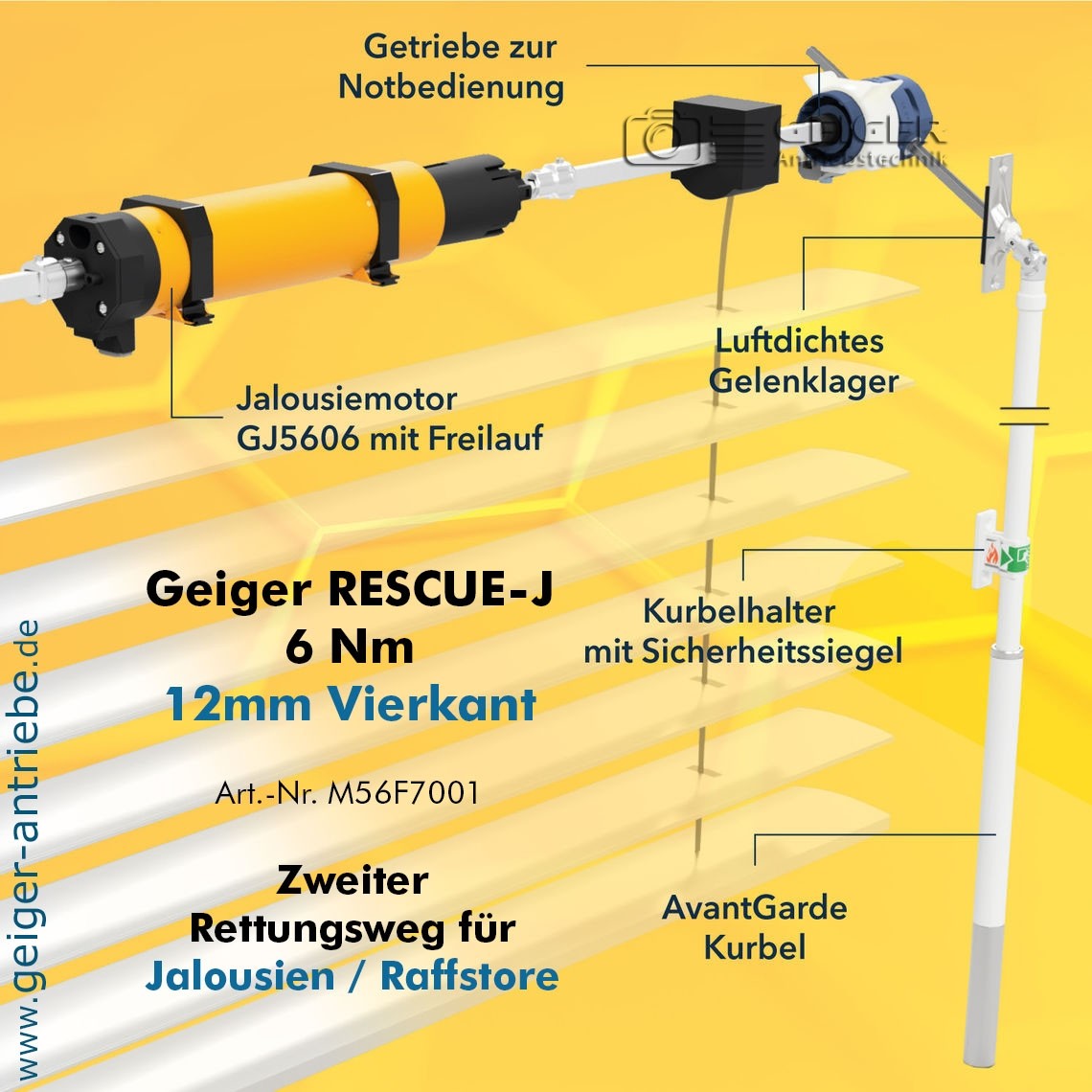 RESCUE-J Kit - 12 mm Vierkant