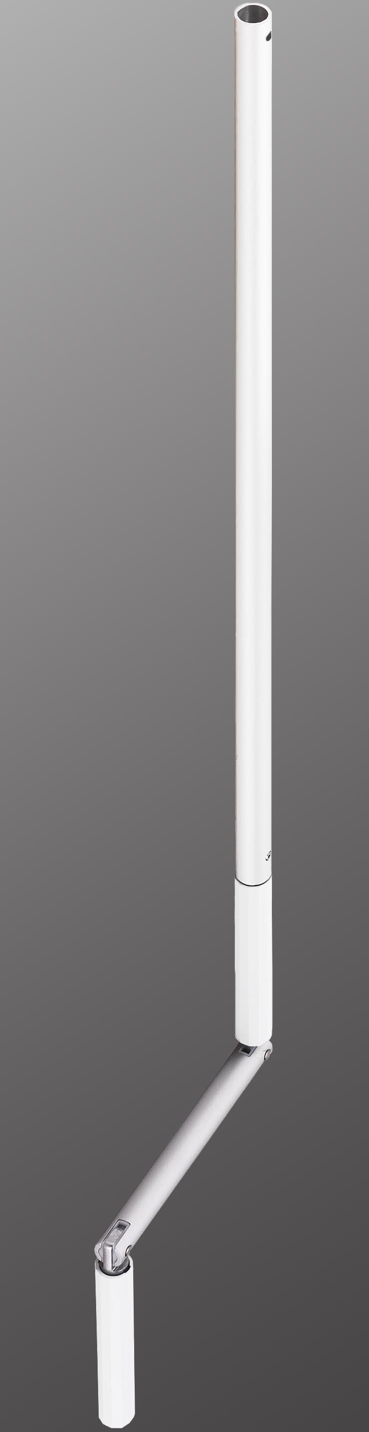 Kurbelgestänge Alu - weiss - 15x1,5 - Ausl. 120 - L=1.500