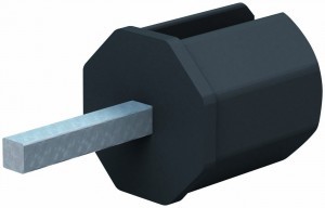 Rohrmitnehmer für SW40 mit 7mm Vierkantstift L: 40 mm