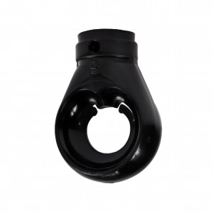 Kugelöse - B:12mm rund / QB:4mm / schwarz