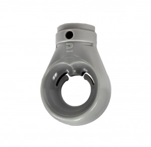 Kugelöse - B:12mm rund / QB:4mm / grau