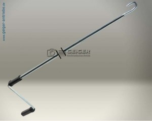 Markisenkurbel - Haken - verzinkt - 1.000mm