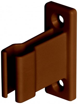 PVC-Kurbelhalter - 25mm - RAL 8019