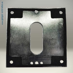 Unterlegplatte - 85x85x2mm - luftdicht
