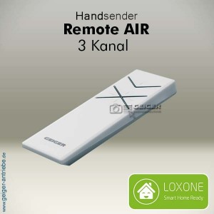 Handsender, 3 Kanal, Remote AIR weiss / Loxone