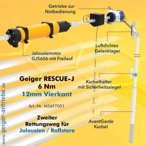 RESCUE-J Kit - 12 mm Vierkant