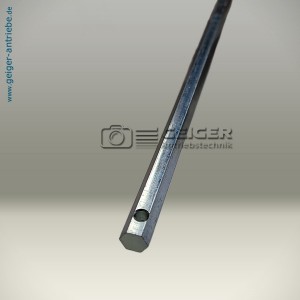 6mm Sechskantstab L=526
