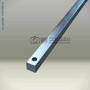 8mm Vierkantstab L=526